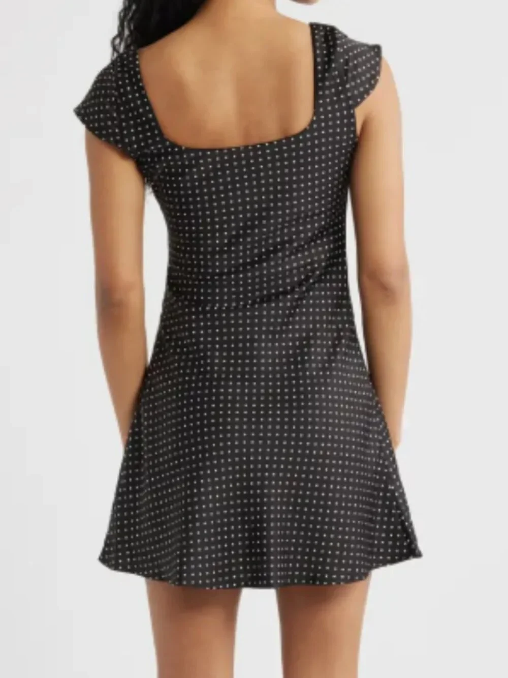 Princess Polly Lucienna Polka Dot Mini Dress Black White Size 6 NWT - Picture 8 of 13